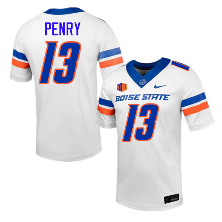 Chase Penry Jersey, Boise State Broncos College Football Jersey College Uniforms-White  Chase Penry Jersey, Boise State Broncos College Football Jersey College Uniforms-White